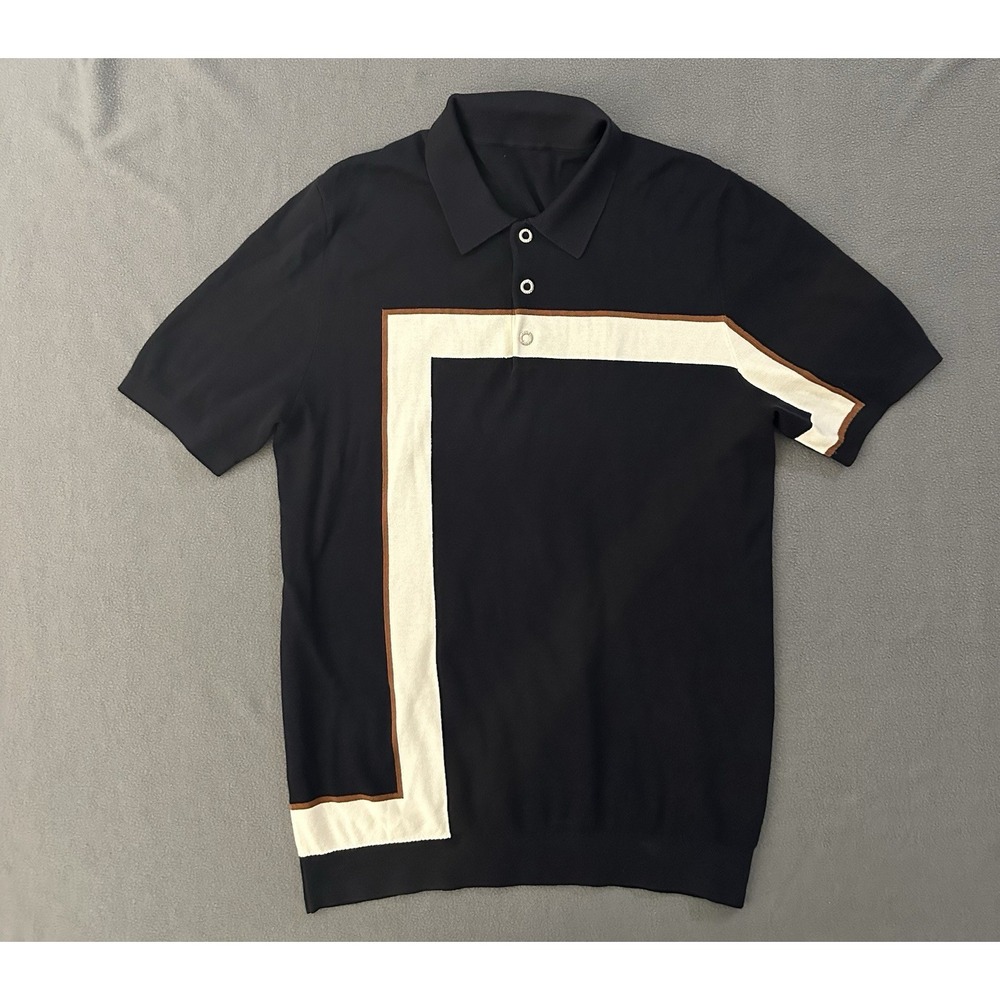Reiss  Bello Short-Sleeves Polo T-Shirt  Men's Size Large